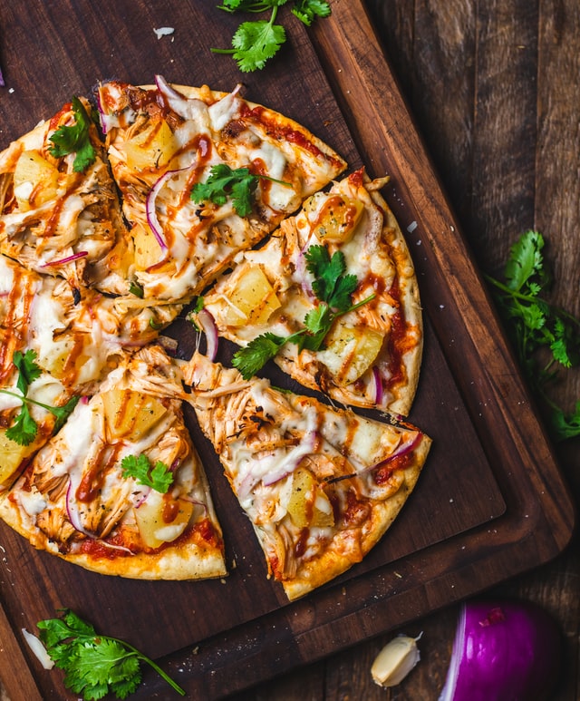 Deite Pizza - Friend chicken with chilli sauces